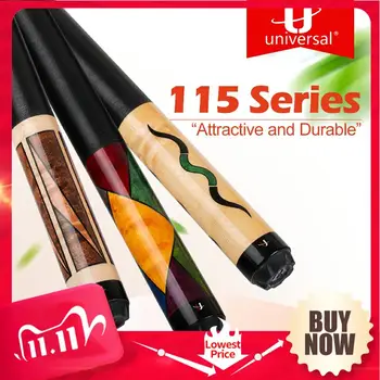 

Original Universal UN115 Series Kamui Tip 11.75/12.75mm Billiard Pool Cue Stick Technology Billar Kit with Protective Tip Cover