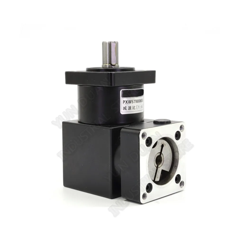 right angle planetary gearbox 3:1 to 10:1 for NEMA23 stepper motor input 6.35mm