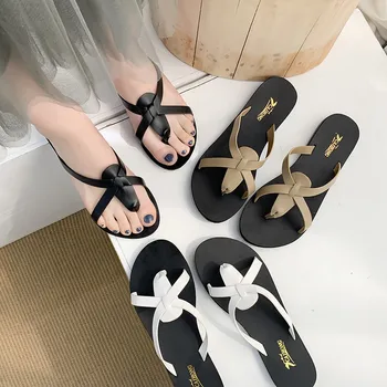 

Women's Slippers Ladies Slippers ForeignTrade Slippers Beach Shoes Outdoor Flip-flops Beach Shoes Female Fashion Shoes 2020 New