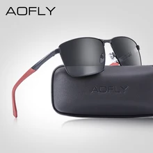 AOFLY, Ретро стиль, фирменный дизайн, мужские поляризованные солнцезащитные очки, квадратные, классические, мужские солнцезащитные очки, мужские очки, UV400, AF8189