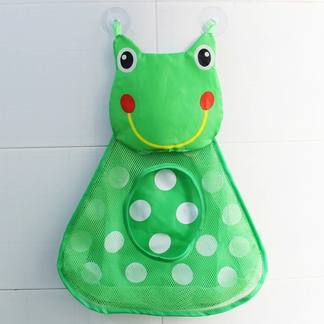 Sac de rangement en filet pour jouets de bain pour bébé, mignon, canard,  grenouille, aspiration standard, jeu de bain, jouets d'eau pour enfants -  AliExpress