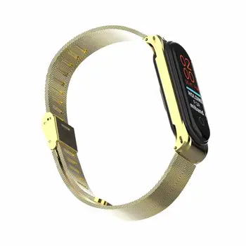 

Bracelet Fit with Both Xiaomi Band 4 and 3 Wristband Strap Metal Smartband Xiomi Xaiomi Xiami Xaomi Xaiomy Bracelet