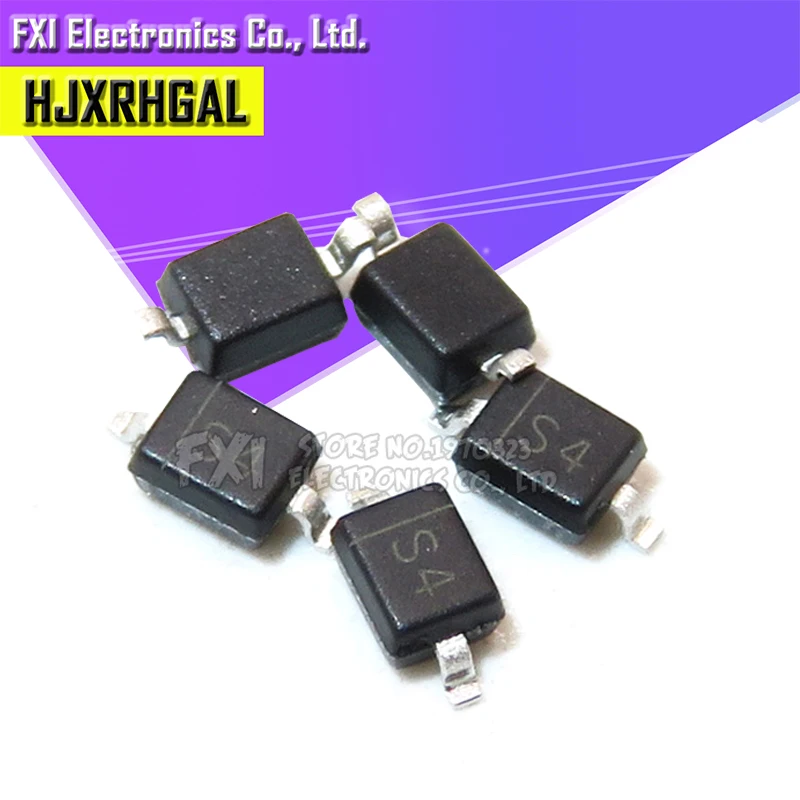 100pcs 0805 S4 B5819WS smd IN5819 1N5819 SOD 323 새로운 원본|smd 0805|smd ...