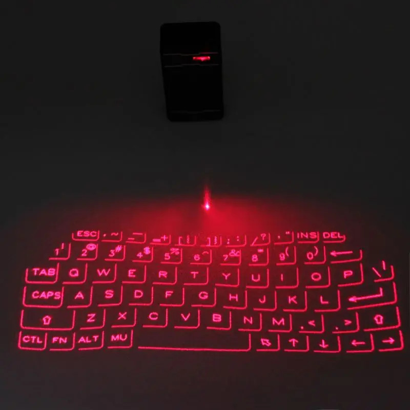 Портативная виртуальная лазерная клавиатура Bluetooth Беспроводная проекционная клавиатура для планшетного компьютера клавиатура