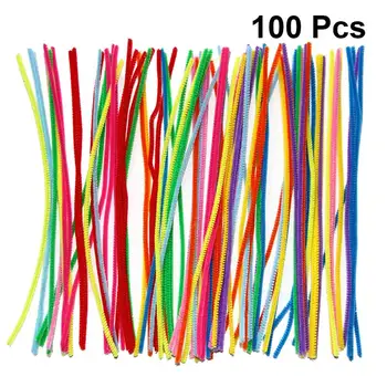 

100pcs Pet Assorted Color Colorful Cat Wool Top Spring Playtings Toy DIY Supplies Color Top Spring Toy