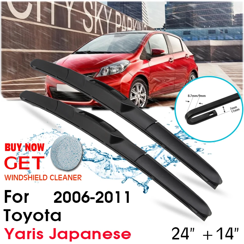 Car Wiper Blade Front Window Windshield Rubber Silicon Refill Wipers