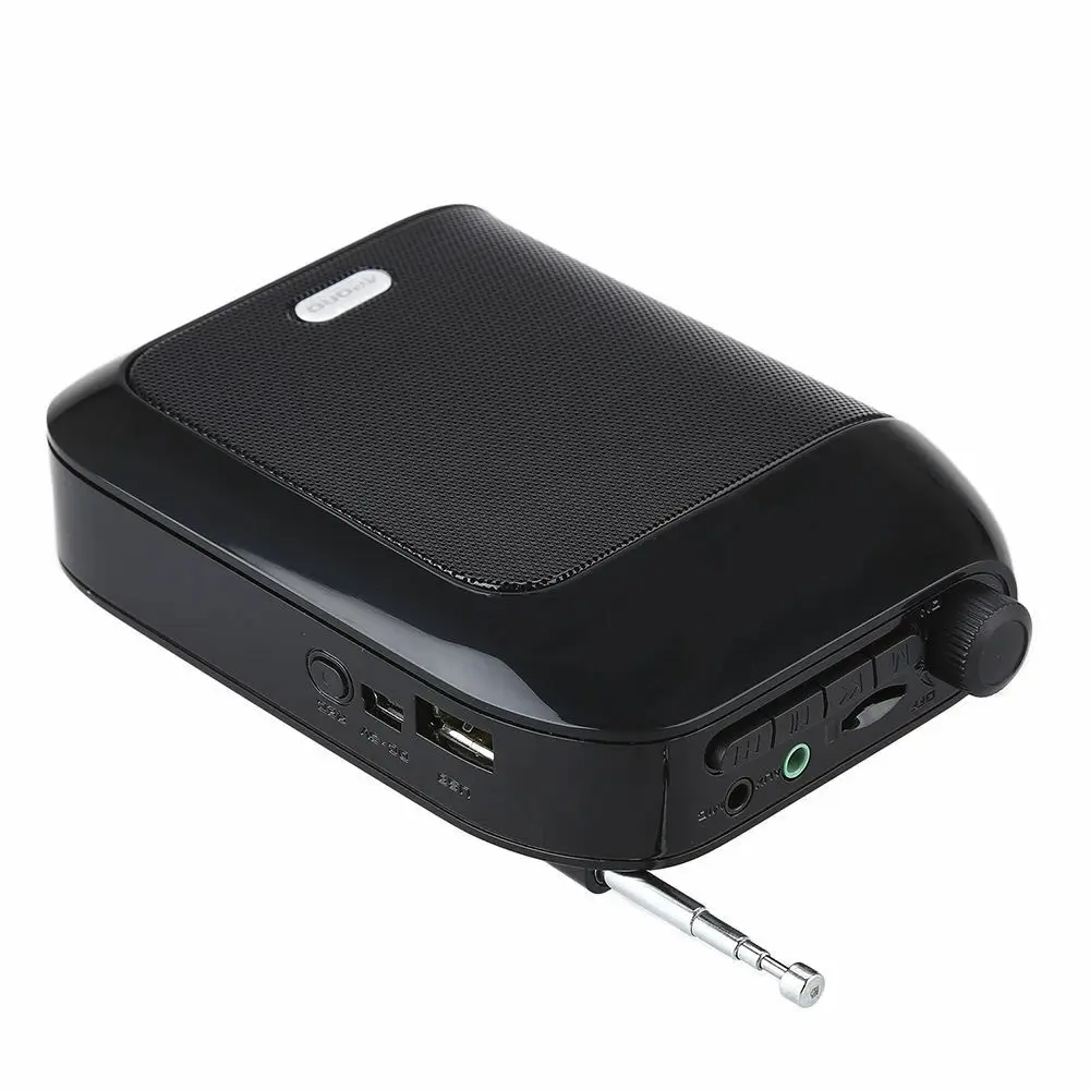 Aporo t9 15w Amplificador de Voz Alto-falante Rádio fm Função de Gravação sem Fio Micphone 87mhz108mhz para Reunião - Image 4