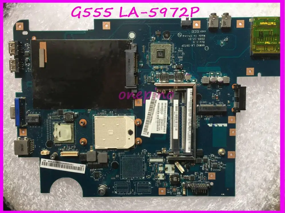 В наличии оригинальная материнская плата для ноутбука lenovo G555 системная DDR2