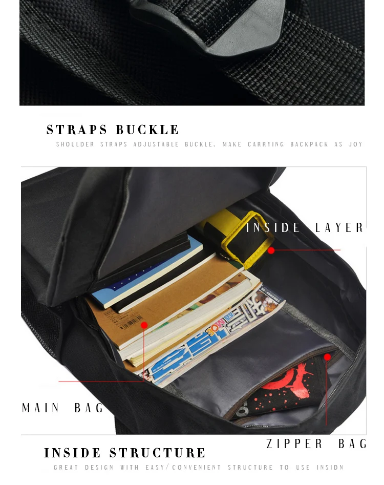 YURI on ICE Backpack Yuri Katsuki Victor Nikiforov Manga Design School Bag (14)