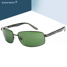 Conway военный солнцезащитное стекло es антибликовое отражение мужское водительское стекло es прямоугольное металлическое сплав Абажуры Стекло Объектив ударопрочный