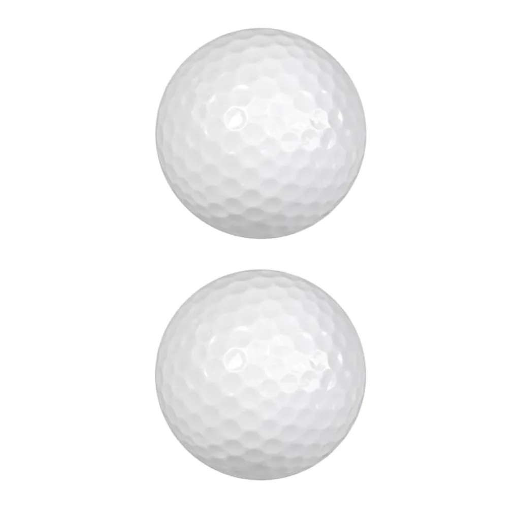 Portable 2Pcs Rubber Golf Balls Indoor Outdoor Practice Training Aids Sports