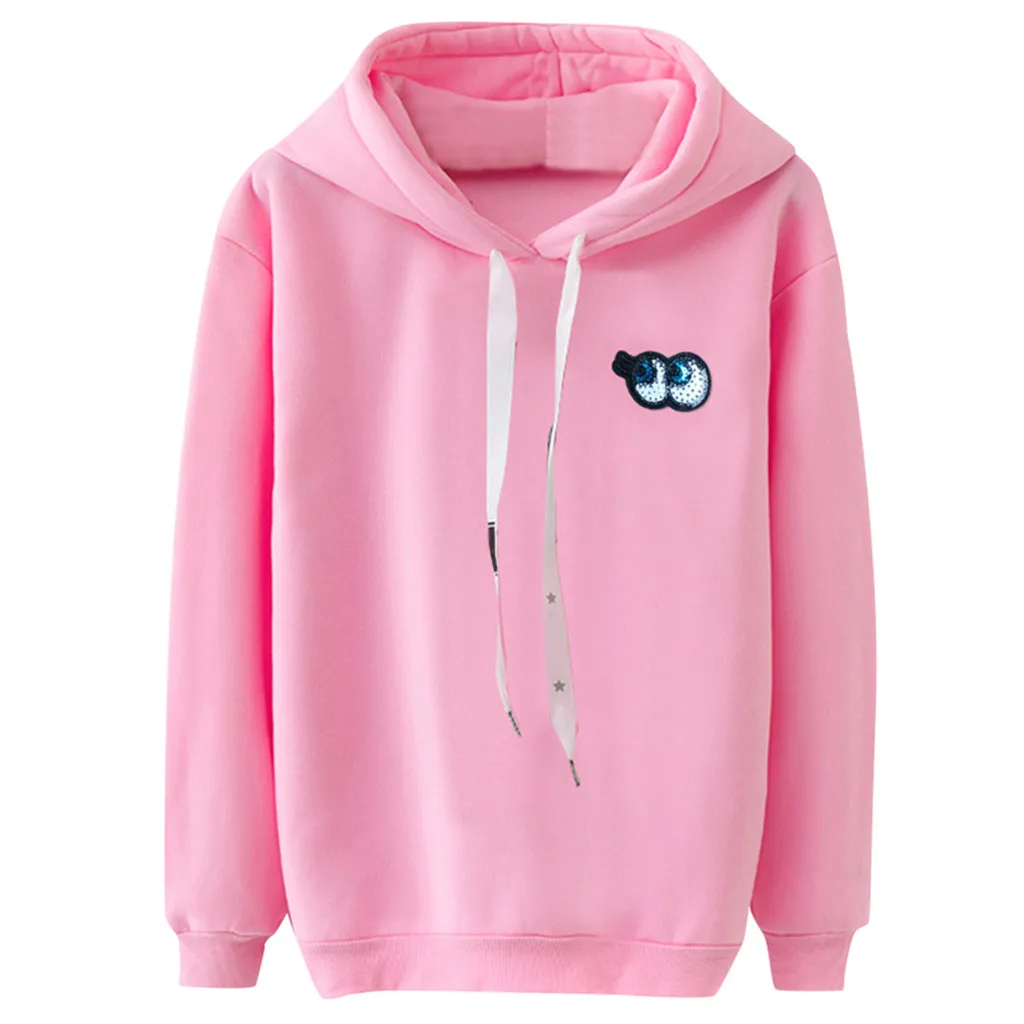 Autumn Winter Hoodies Women Brand Female Long Sleeve Solid Color Hooded Sweatshirt Hoodie Tracksuit Sweat Coat Sportswear