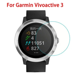 

Protective Tempered Glass Film For Garmin Vivoactive 3 Ultra Clear Guard Premium Screen Protector Watch Film Smart Accessories