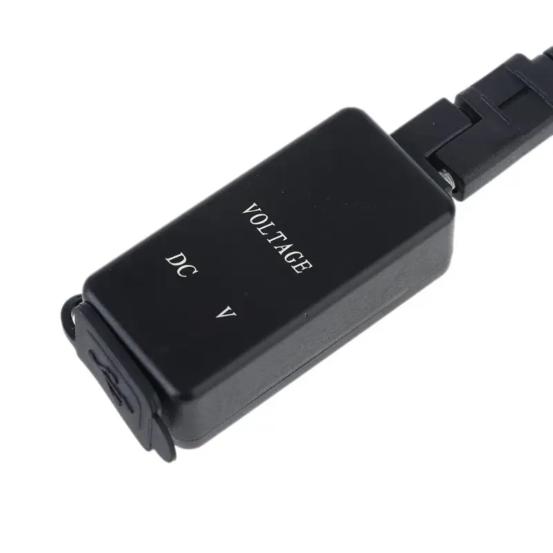 Мотоцикл SAE к USB адаптер мотоцикл QC 3,0 двойной USB зарядное устройство светодиодный вольтметр B0KF