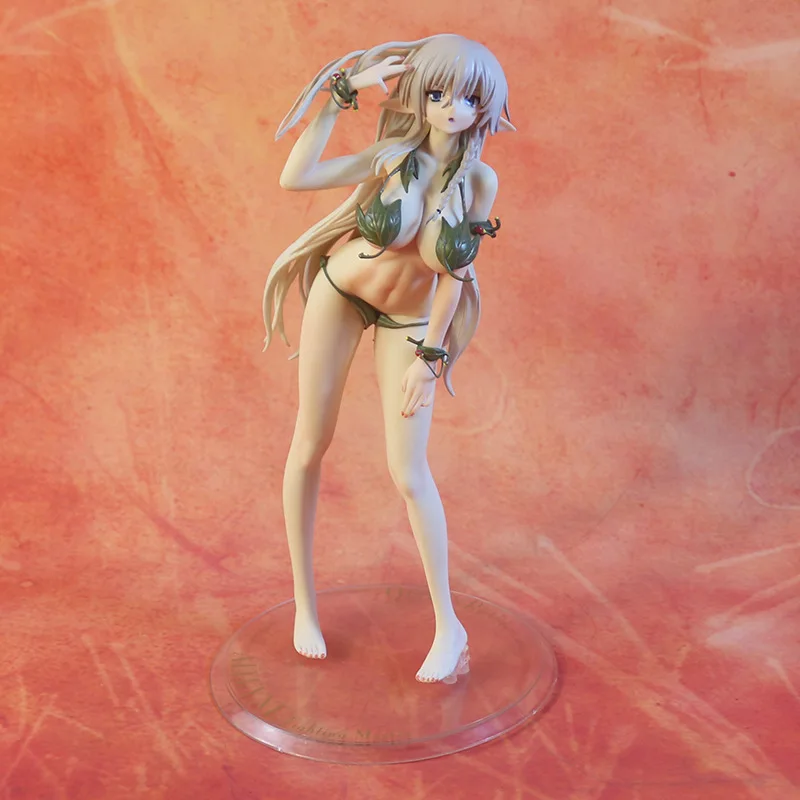 

Anime Queen's Alphamax Blade Alleyne 1/6 Scale Sexy Leaves Swimsuit Girls Javelin Queen Figure Collectible Toy