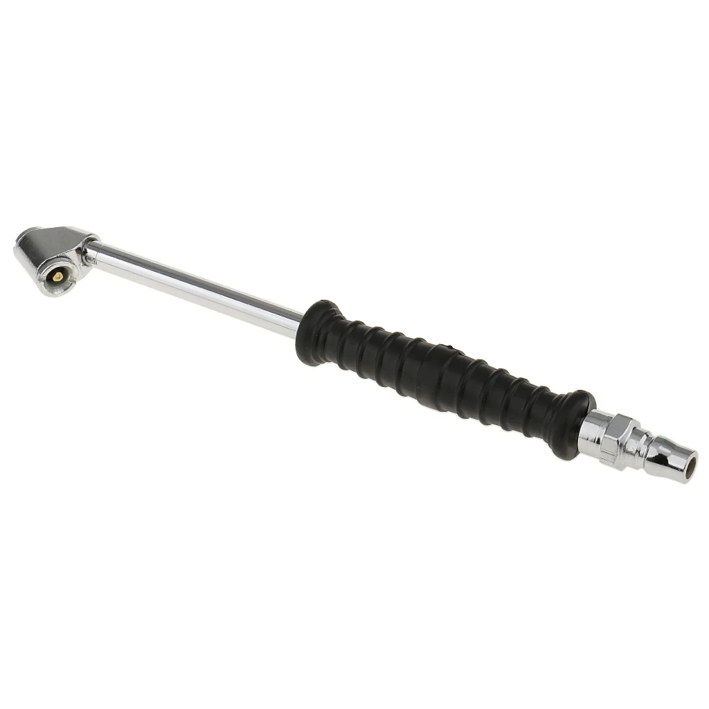 Portable 9inch Automotive Car Straight Shank Dual Head Tire Air Chuck Inflator