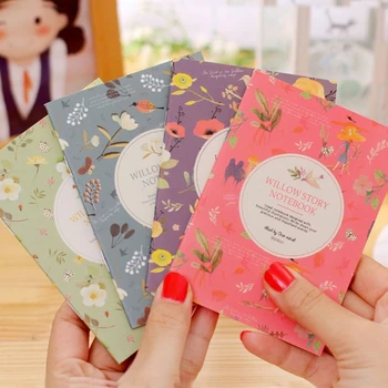 

4Pcs Ruled Lined Notebook Journal Diary Notepad Memo Planner Stationery School