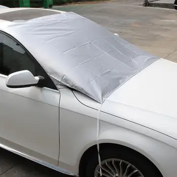 

Hot Car Windshield Snow Cover Sun Cover Tarp Remove Ice Frost Easily in Winter and Summer for Cars