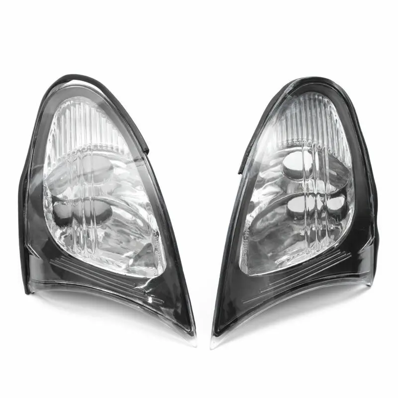 

63137165859 left Turn signal lights 1 pair Clear Plastic For BMW 325xi 4-Door 2002-2005 Replacement Accessory
