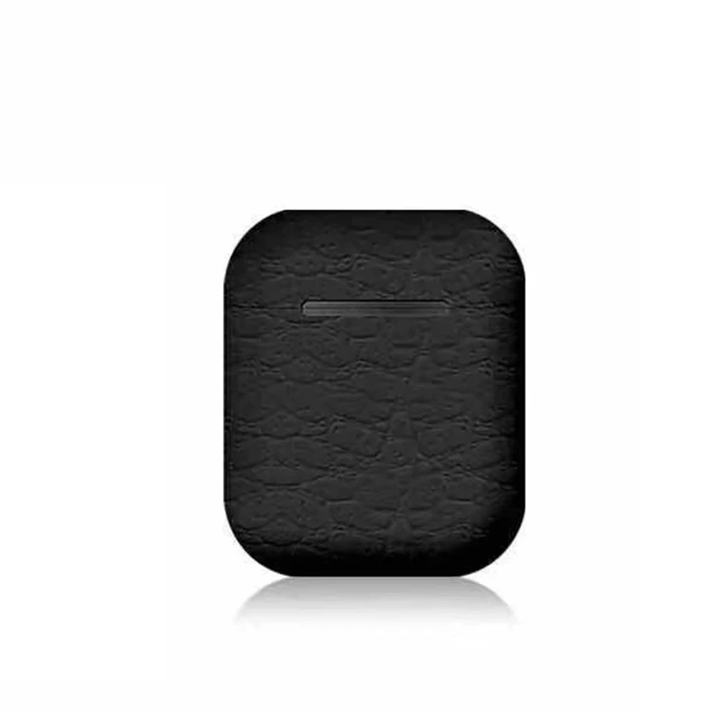 BLACK Всплывающее окно Inpods3 TWS Беспроводная bluetooth-гарнитура с сенсорным управлением стерео наушники кожаные вены мини-гарнитура для Android iOS - Цвет: BLACK