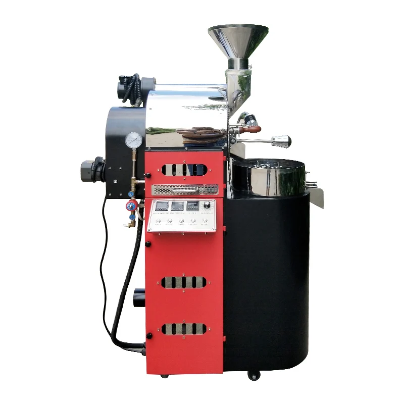 Ethiopian Industrial Coffee Bean Roaster Roasting Machine Stainless