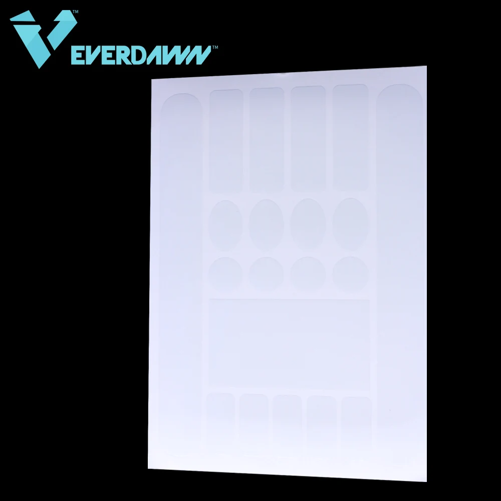 Transparent EVERDAWN Mtb наклейки на велосипед рамка защитные наклейки - Цвет: Transparent