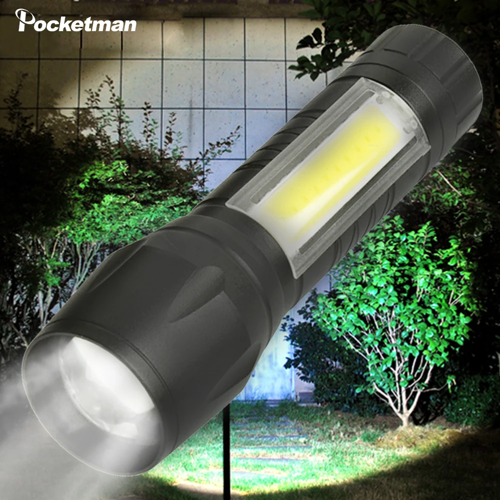 

5000Lumens Super Bright COB LED Flashlight Waterproof Hand Hold Flashlight Torch Lantern Work Light for Emergency Night Lighting