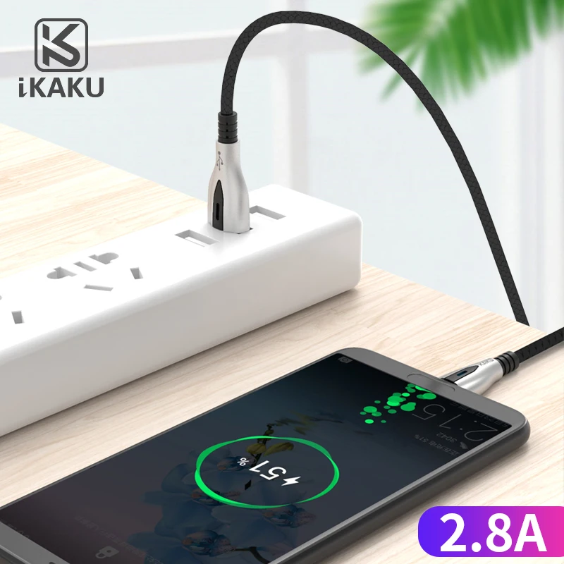 KAKU 3.2A быстро меняющийся светодиодный светильник micro кабель для зарядки данных