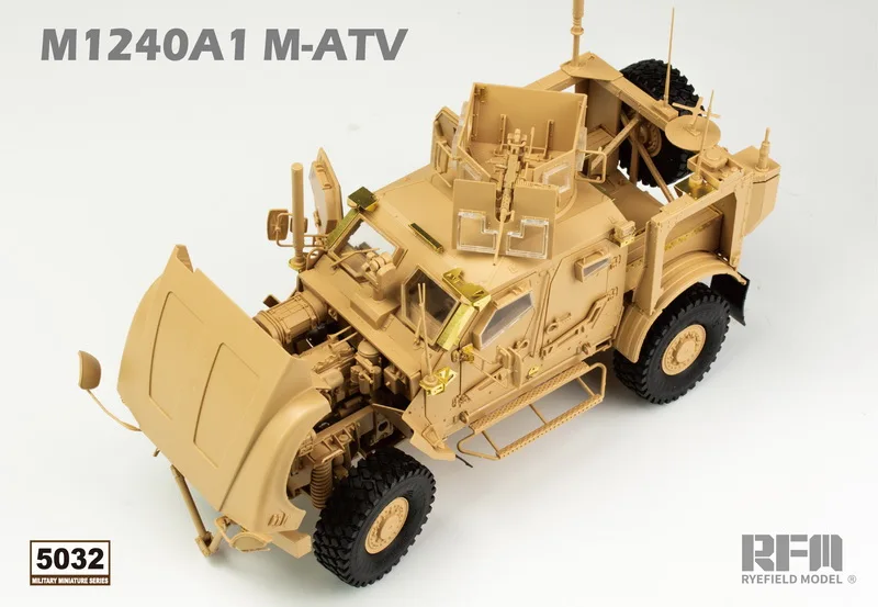 С полным интерьером [набор пластиковых моделей] Ryefield модель RM-5032 1/35 M1240A1 M-ATV