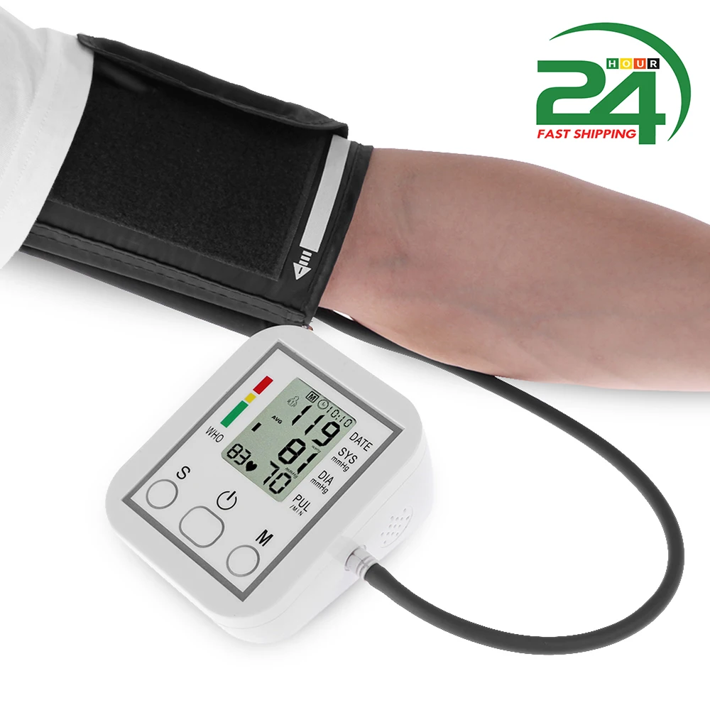 

Digital Wrist Blood Pressure Monitor Pulse IHB Heart Beat Rate Meter Device Equipment Tonometer Mini Pulsometer Sphygmomanomete