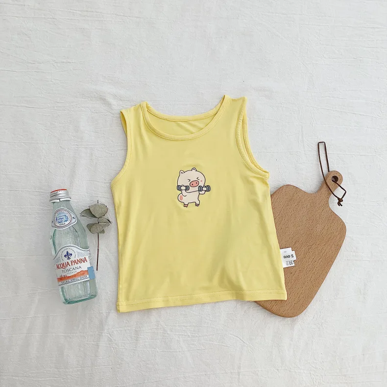 Children Printted Waistcoat Summer New Style Baby Korean-style Sleeveless Waistcoat Fashion Baby GIRL'S Men And Treasure Pi