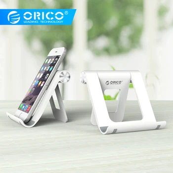 

Orico Phone Holder Universal Desktop Mobile Phone Stand Desk Holder Adjustable for iPhone Xiaomi for Samsung Huawei Tablet iPad