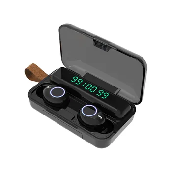 

2020 F9 Bluetooth 5.0 CVC 8.0 Noise Reduction Stereo Wireless TWS LED HiFi Stereo Waterproof Display Headset Phone Charging Case