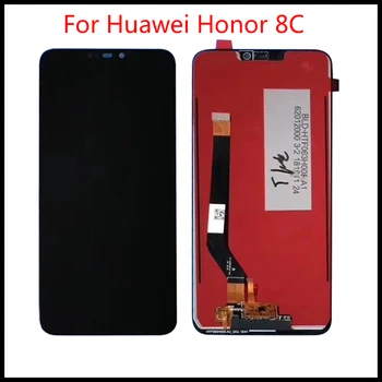 

100% Brand New For Huawei Honor 8C BKK-AL10 BKK-L21 LCD Display Touch Screen Glass Assembly + Frame Free Tools