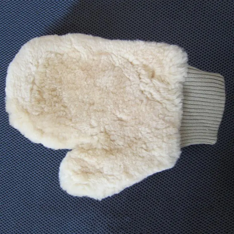 1 шт. двойная машинная мойка рукавица шерстяная перчатка для чистки из микрофибры для мотоцикла автомобильная Полировочная губка для мытья автомобиля перчатки для ухода за автомобилем