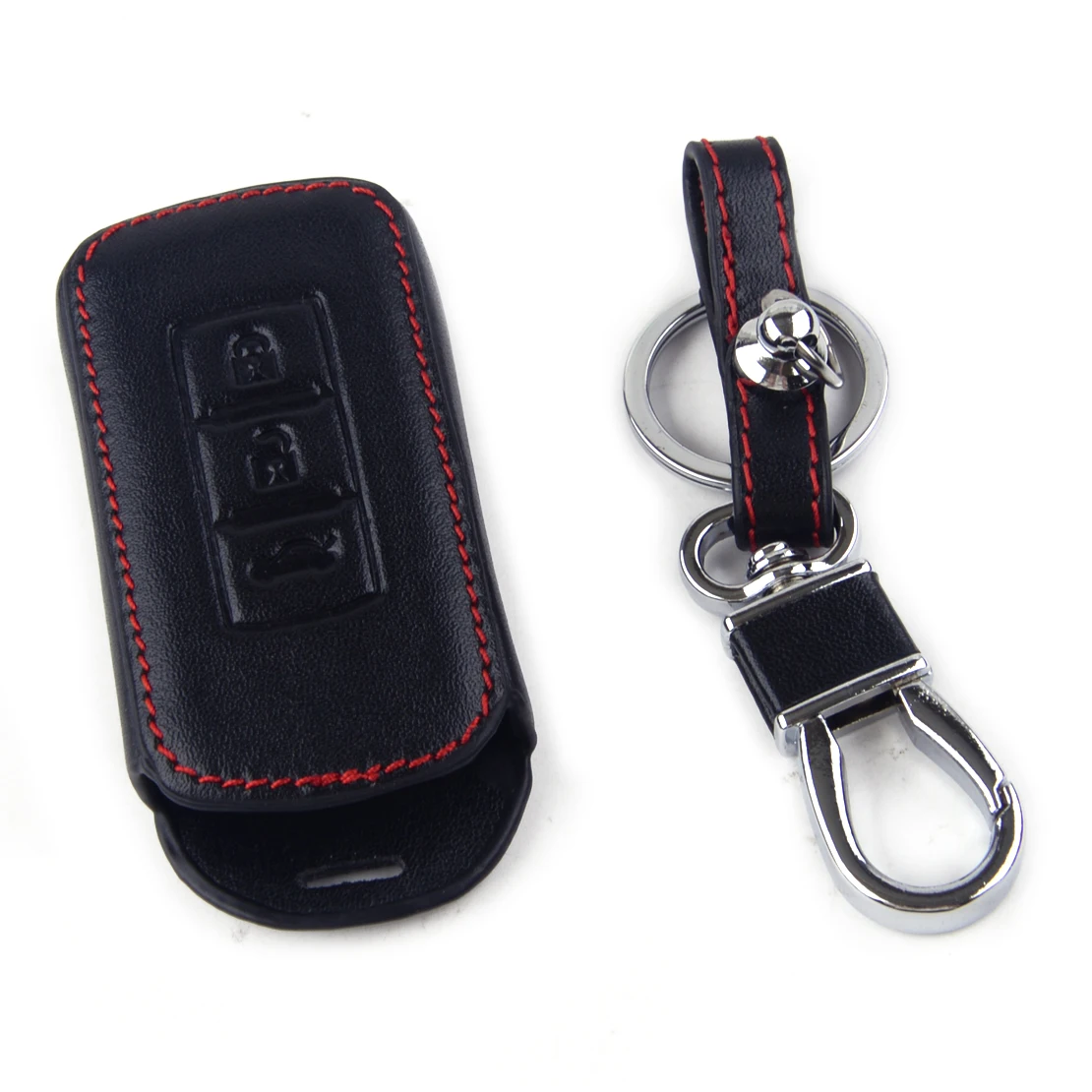 Beler 3 кнопки дистанционного смарт ключ чехол держатель PU подходит для Mitsubishi Outlander Lancer ASX Pajero