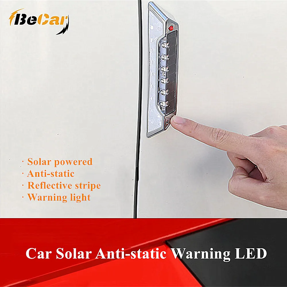 1/2 Pcs Solar Energy Static Elimination Anti Collision Light LED Multi