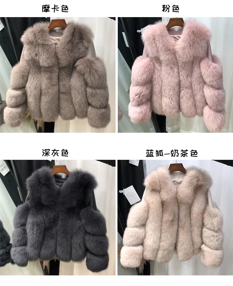 women coats and jackets winter natural fox fur coats (4)