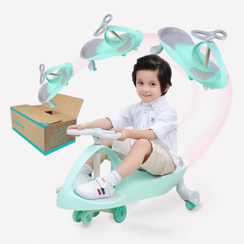Детские поворотные автомобильные От 1 до 6 лет, детские качели, самокат для мальчиков и девочек, игрушки для улицы