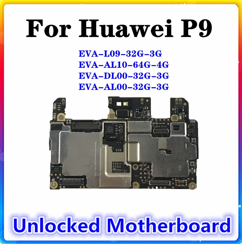 Для HUAWEI P9 100% чистый заменить Оригинальное материнская плата Android OS материнскую плату EVA L09 AL10 DL00 AL00|Антенны