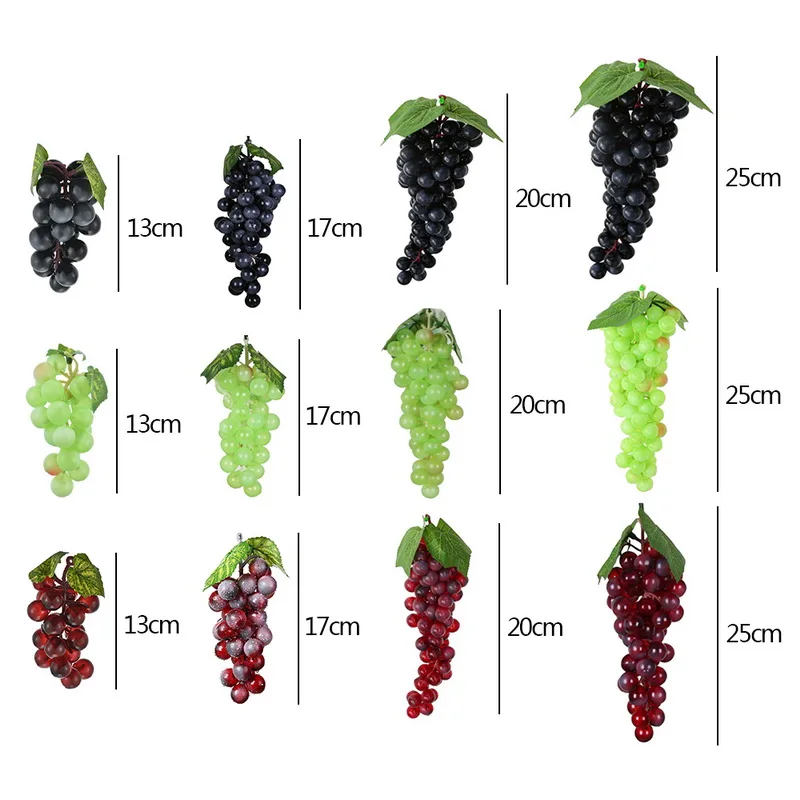 Декоративное растение имитация винограда реалистичные домашние Свадебные украшения для сада новогодние искусственные фрукты реквизит для стрельбы