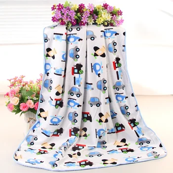

Baby blankets thicken double layer infant swaddle bebe envelope wrap newborn baby bedding blanket animal manta 102*76cm