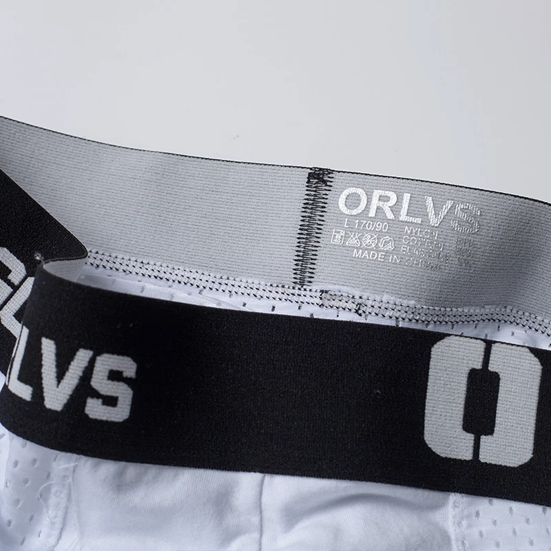 ORLVS Brand boxer men underwear gay boxer shorts ropa interior hombre cueca tanga calzoncillo hombre boxer para hombre mesh