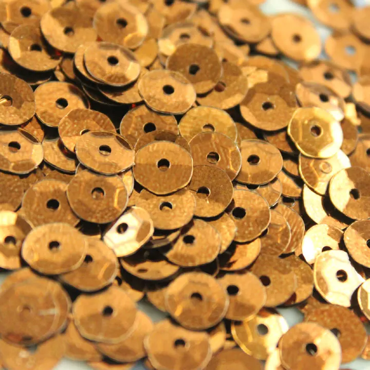 1200 шт 6 мм Новые DIY овальные круглые разбросанные блестки раззноцветные часы чашка конфетти-блестки DIY одежда крышка сумочка вечерние художественная одежда - Цвет: coffee