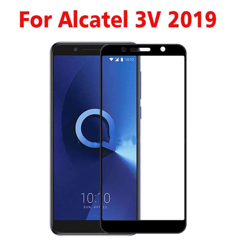 Защитное стекло закаленное 3D для Alcatel 3V 2019|Защитные стёкла и плёнки| |