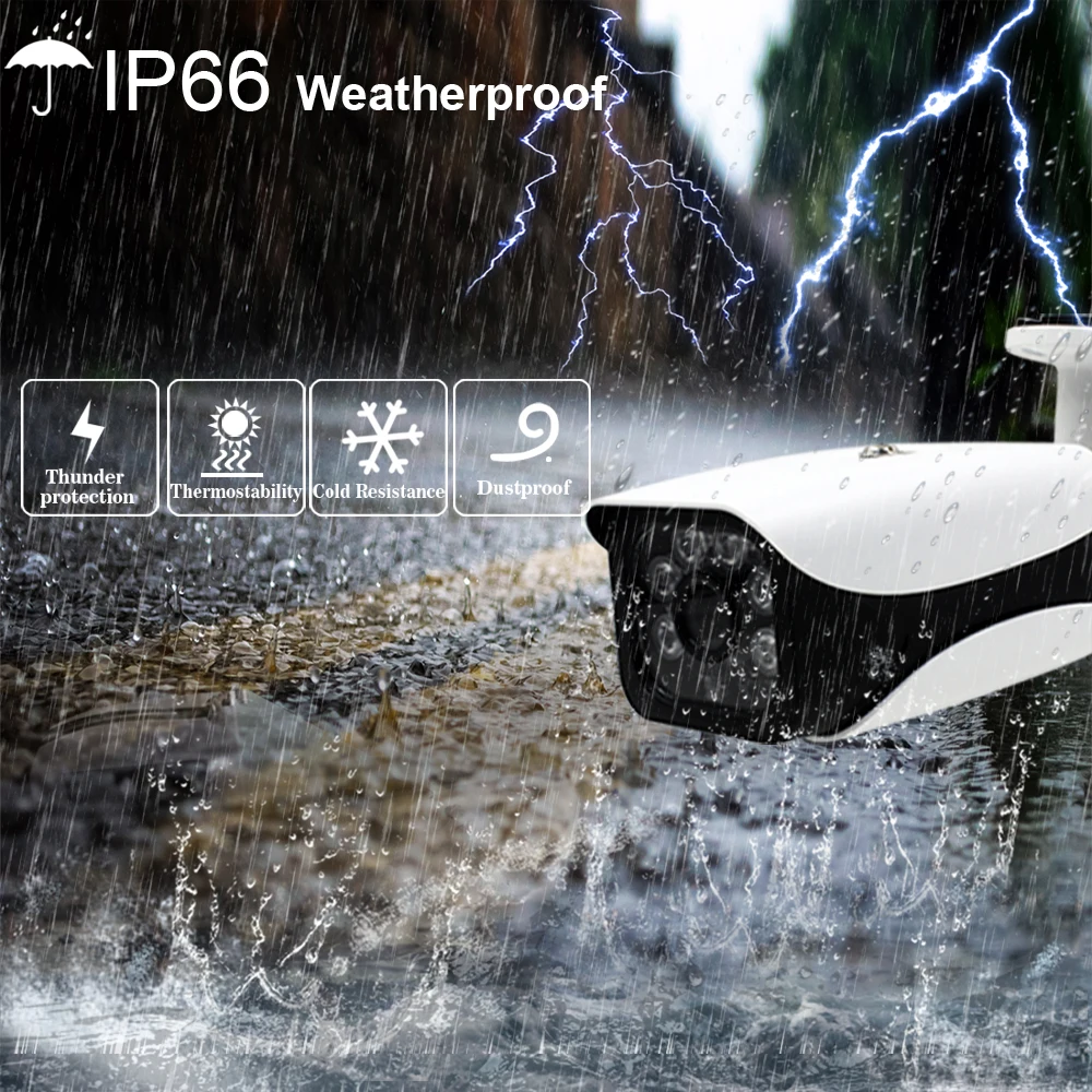  AHCVBIVN H.265 5.0MP POE IP Camera 5MP Bullet CCTV IP Camera for POE NVR System Waterproof Outdoor  - 33015721412