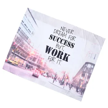 

1pc Tapestry Urban Street Printed Wall Blanket Mural Wall Hanging Backdrop for Home Dorm Studio (Green)