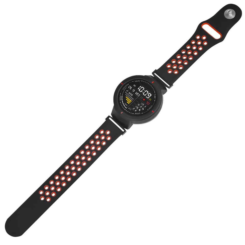 Silicon Soft Wrist Strap For Xiaomi Amazfit Verge Band Smart Watch Accessories For Huami Amazfit Verge 3 Sports strap Bracelet