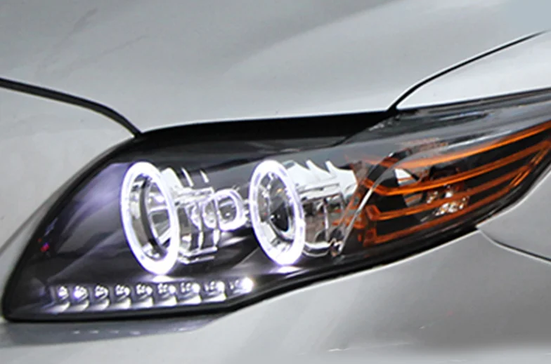 VLAND фабрика для Corolla фара в сборе 2008 2009 2010 модифицированный светодиодный Ангел глаз+ двойные линзы ксеноновые фары+ play and plug
