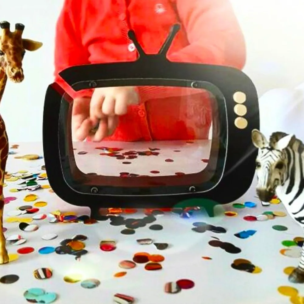 Скандинавский стиль ТВ коробки для денег подарки на день рождения для детской комнаты деревянный декор прозрачная Копилка домашний декор Huchas De Dinero